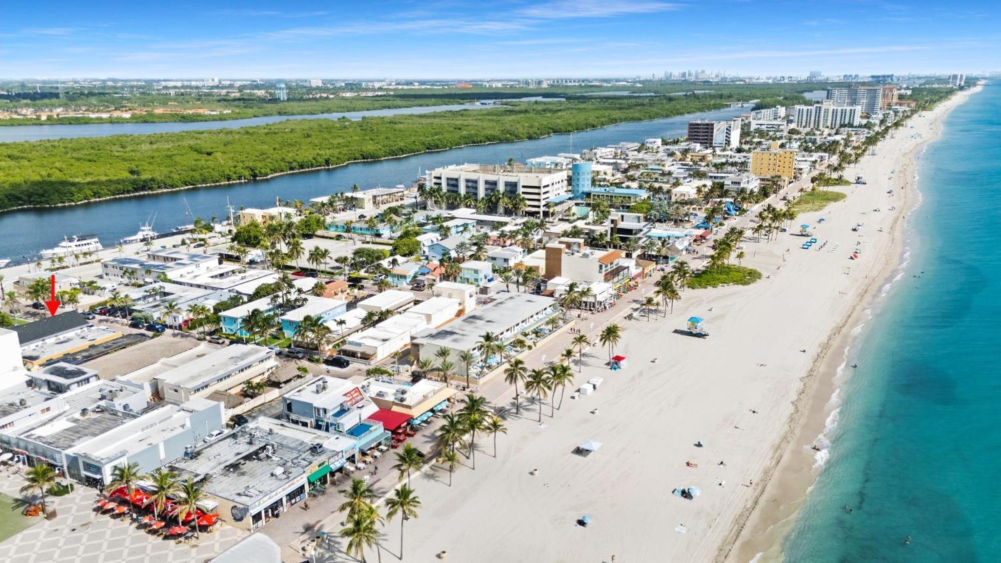 Oceanside Boutique Loft Apt Cozy Beach Unit # 7 Hollywood Exteriör bild