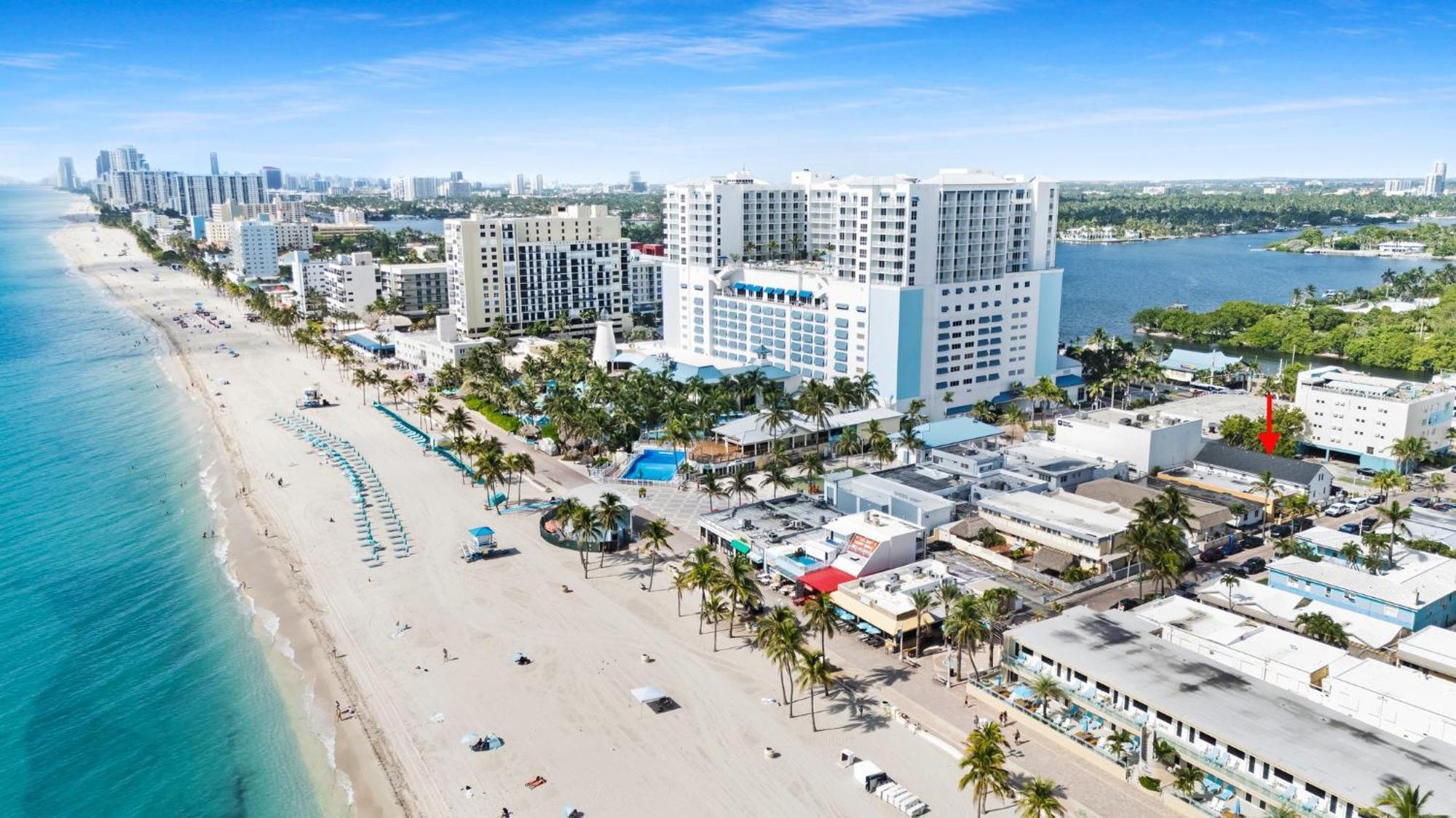 Oceanside Boutique Loft Apt Cozy Beach Unit # 7 Hollywood Exteriör bild