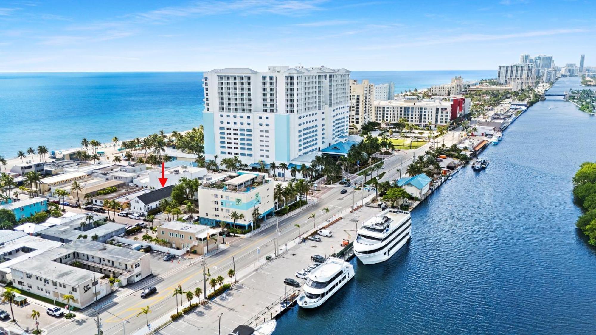 Oceanside Boutique Loft Apt Cozy Beach Unit # 7 Hollywood Exteriör bild