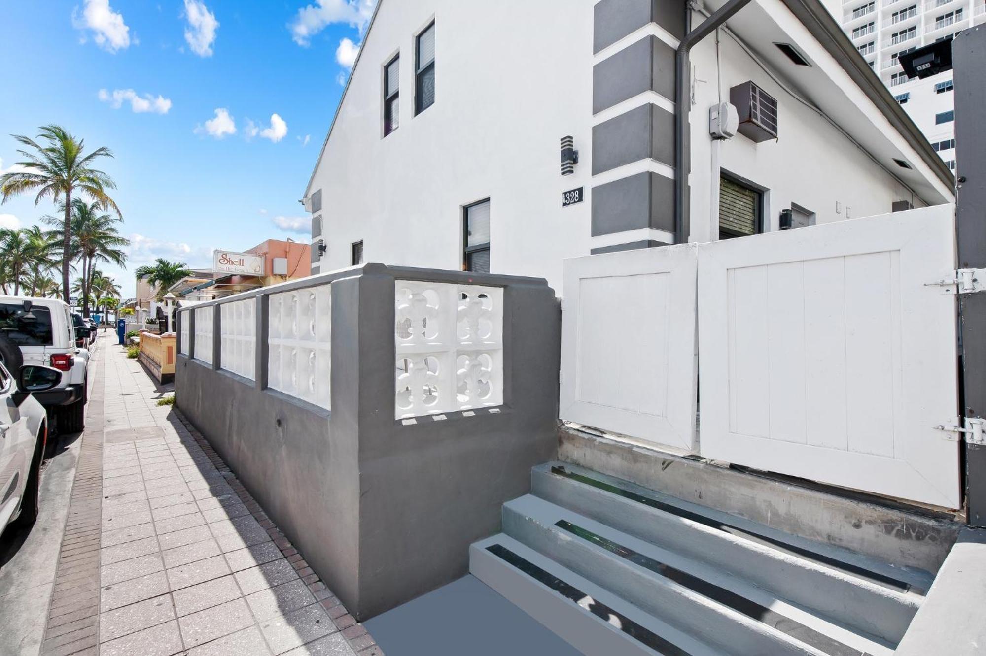 Oceanside Boutique Loft Apt Cozy Beach Unit # 7 Hollywood Exteriör bild